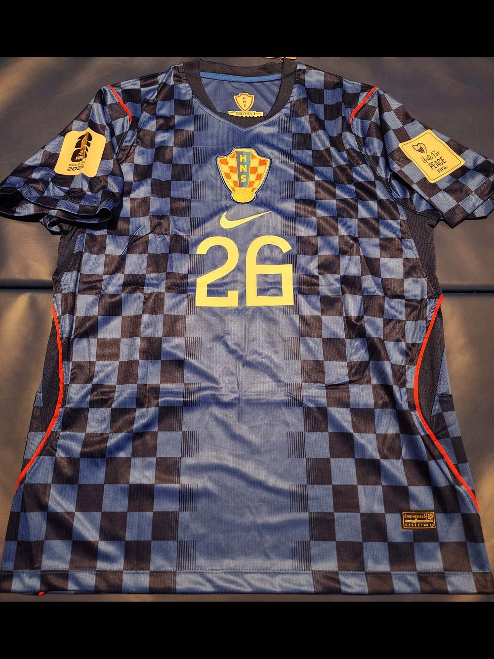 Nike Croatia 2026 Away World Cup Jersey Petr Musa